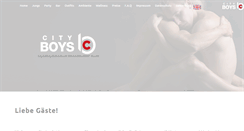 Desktop Screenshot of cityboys.eu